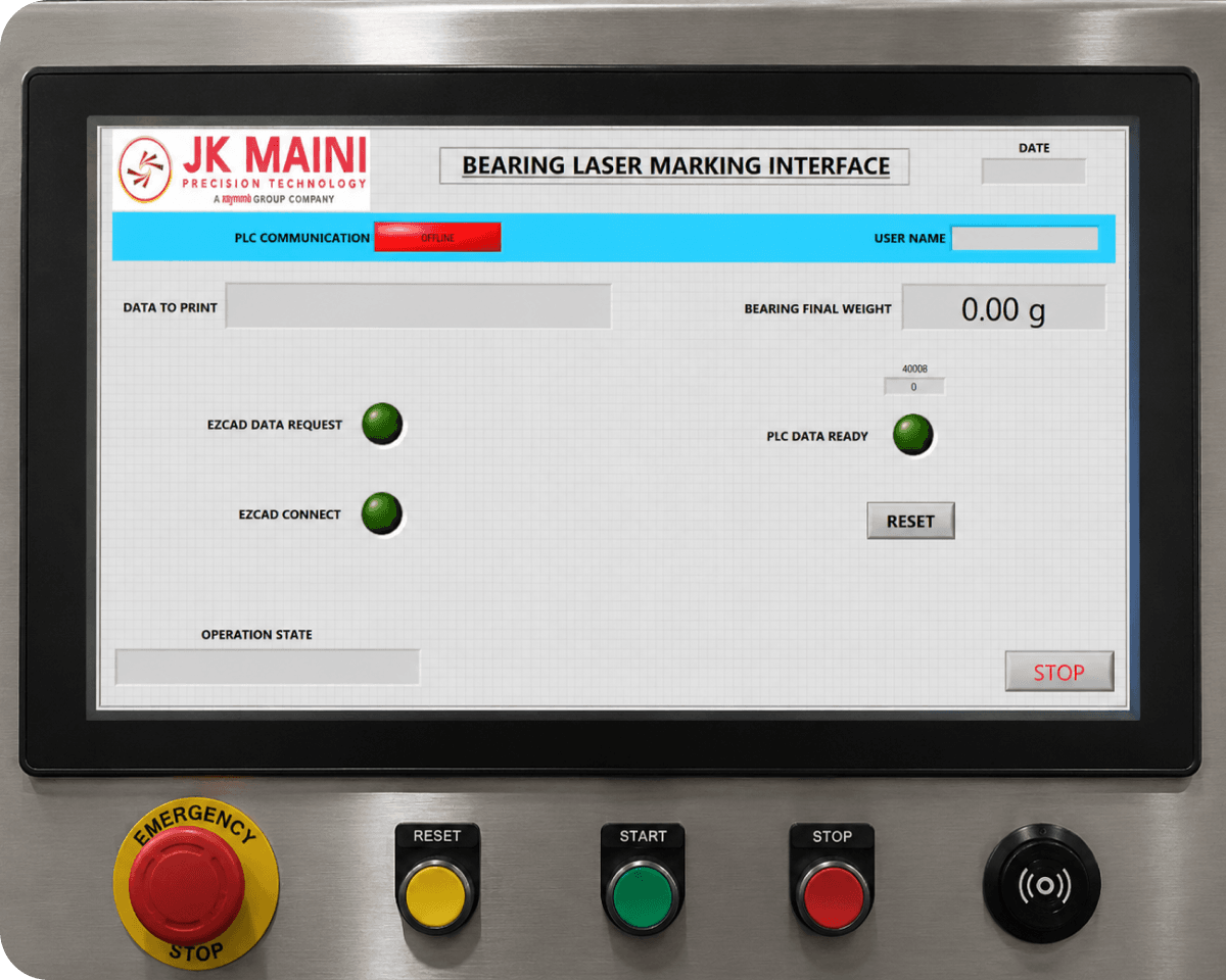 Laser Printer Interface and data Traceability Software